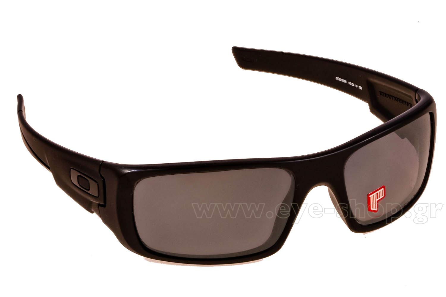 Oakley CRANKSHAFT 9239 06 Matte Black Black Irid Polarized Sport